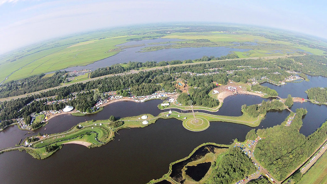 Psi-Fi Festival aerial view