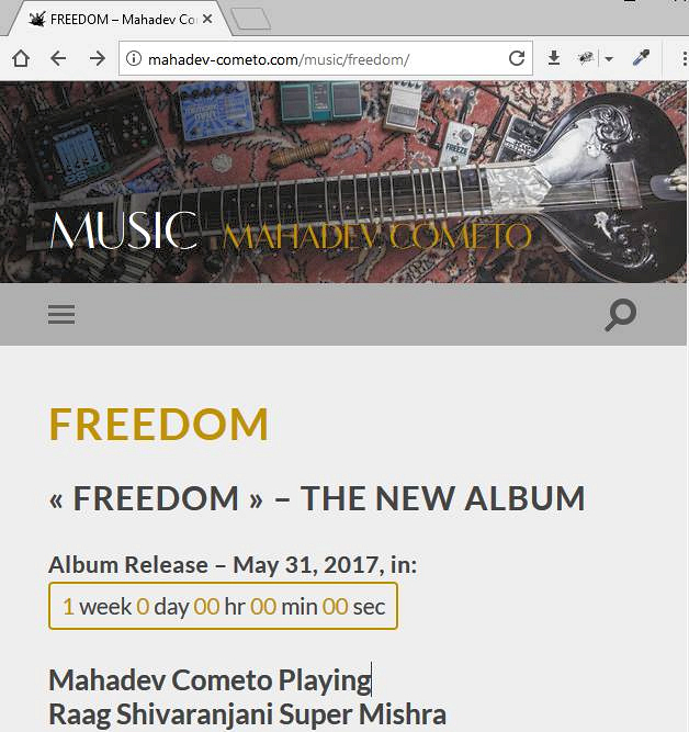 Freedom Album 2017 with counter